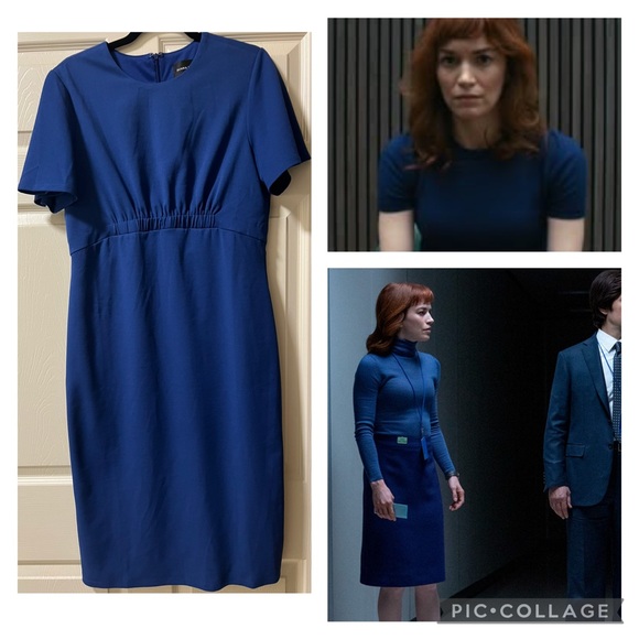Donna Morgan Royal Blue dress - Helly R Severance - Size 12 - Picture 1 of 7